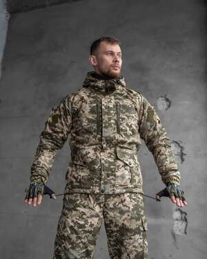 Зимовий костюм гірка піксель Oblivion tactical К8 ВТ6827